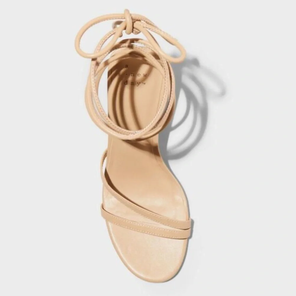 Women’s A New Day Marcia Heels Wedge Shoes -  Ultimate Comfort - Beige - Picture 3 of 3